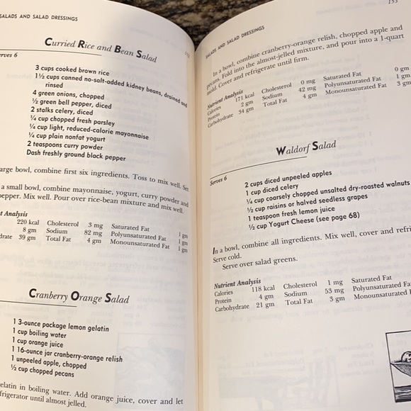 Hardcover Cookbook, American Heart Association 5th Edition - Picture 6 of 10